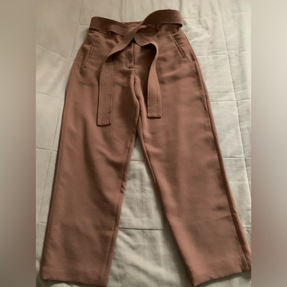 Wilfred light brown wide pants